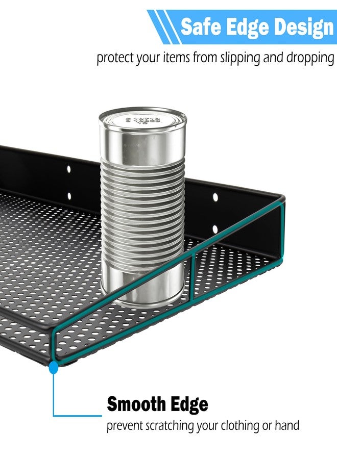 RedCall Heavy-Duty Wall Shelf, 2 Pack Garage Shelf, 23.5" x 12" Large Wall Mounted Shelves for Garage, Laundry Room, Closet, Holds Up to 75 Lbs - Image 3